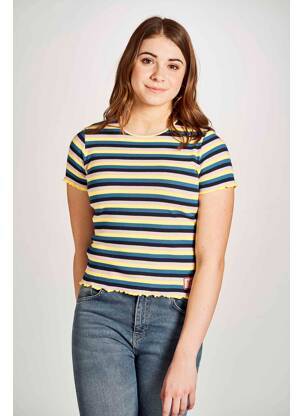 T-shirt bleu STIEN EDLUND femme