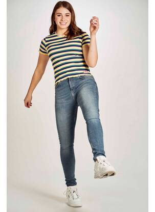 T-shirt bleu STIEN EDLUND femme