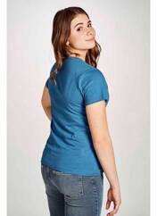 T-shirt bleu STIEN EDLUND pour femme seconde vue
