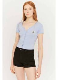 Gilet manches courtes bleu TALLY WEIJL femme