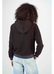 Sweat-shirt à capuche noir SUPASTAR pour femme seconde vue
