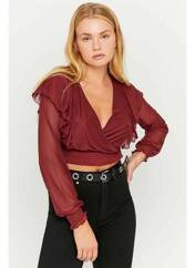 Top rouge TALLY WEIJL pour femme seconde vue