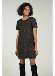 Robe mi-longue noir MOLLY BRACKEN femme
