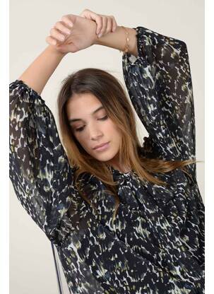 Blouse noir MOLLY BRACKEN femme