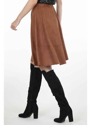Jupe mi-longue orange MOLLY BRACKEN femme