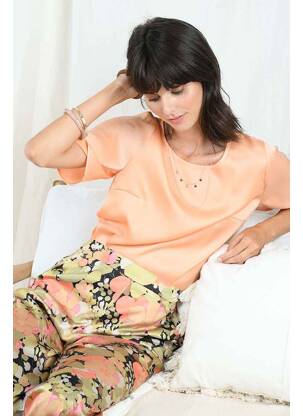 Top orange MOLLY BRACKEN femme