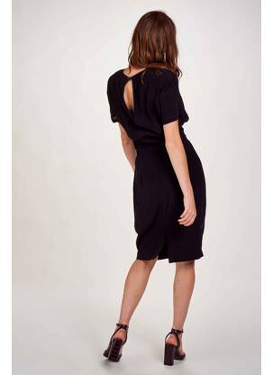 Robe mi-longue noir MOLLY BRACKEN femme
