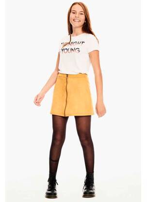 Jupe courte jaune GARCIA fille