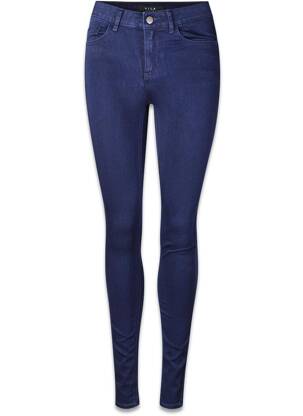 Jeans coupe slim bleu VILA pour femme