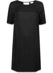 Robe mi-longue noir VILA pour femme seconde vue