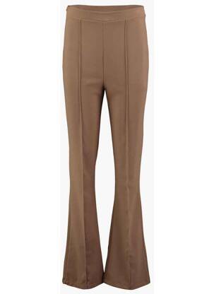 Pantalon flare marron HAILYS femme