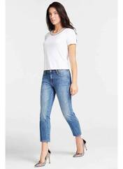 Jeans coupe droite bleu GUESS pour femme seconde vue