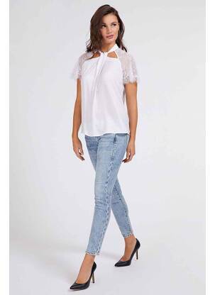 Top blanc GUESS femme