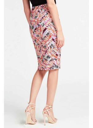 Jupe mi-longue violet GUESS femme