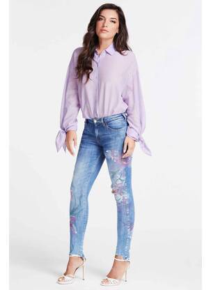 Chemisier violet GUESS femme