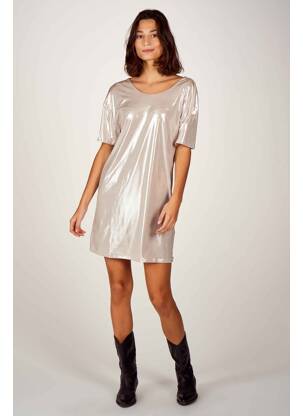 Robe courte argent GUESS femme