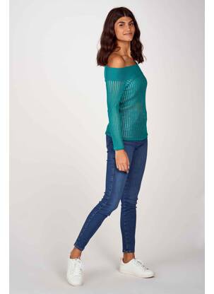 T-shirt vert GUESS femme