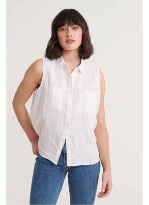 Chemisier rose SUPERDRY femme