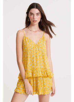 Top jaune SUPERDRY femme