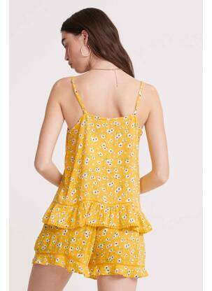 Top jaune SUPERDRY femme