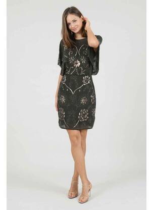 Robe mi-longue noir MOLLY BRACKEN femme