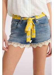 Short bleu SUPERDRY femme
