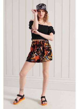 Short noir SUPERDRY femme