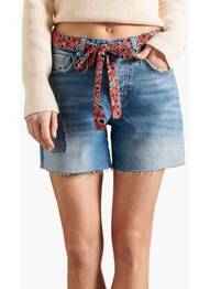 Short bleu SUPERDRY femme
