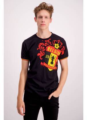 T-shirt noir ZEB STYLE LAB  homme