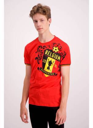 T-shirt rouge ZEB STYLE LAB  homme