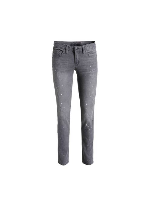 Jeans skinny gris EDC pour femme