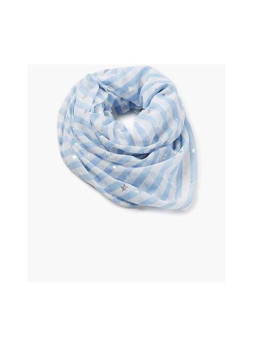 Foulard bleu EDC pour femme