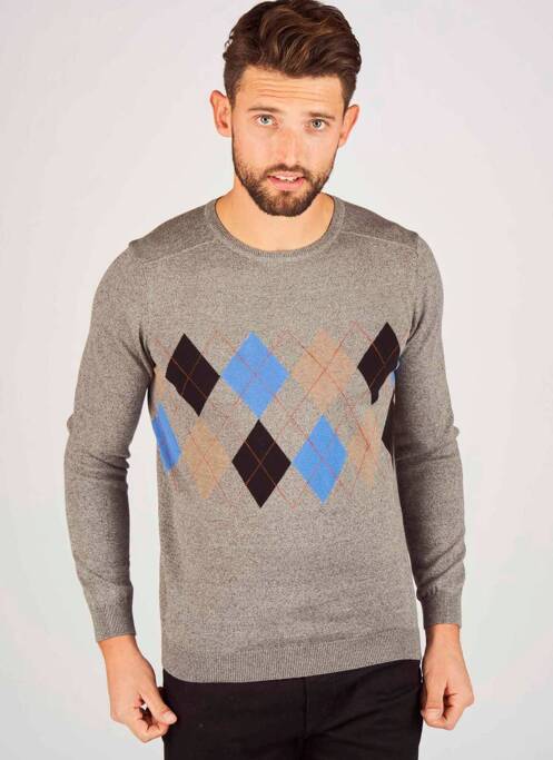 Pull gris TOM TAILOR pour homme