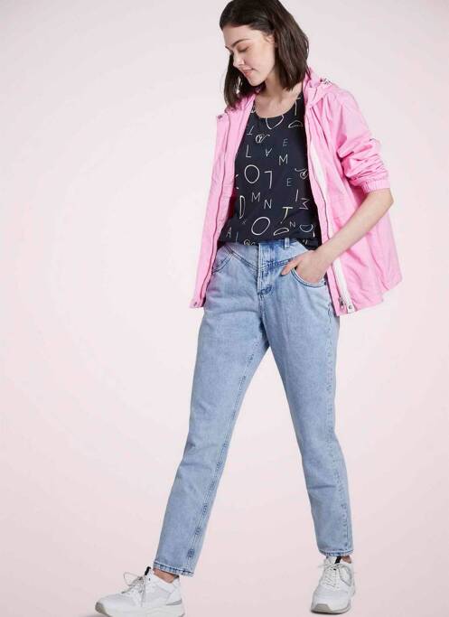 T-shirt bleu TOM TAILOR femme