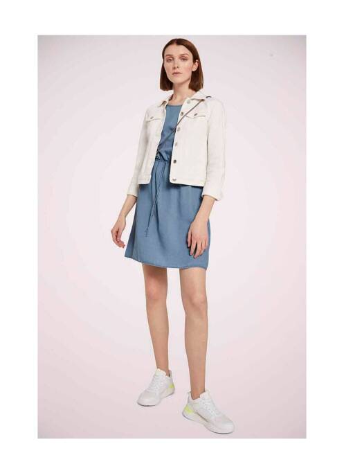 Robe courte bleu TOM TAILOR pour femme