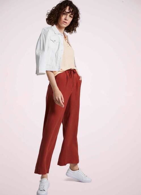 T-shirt beige TOM TAILOR pour femme