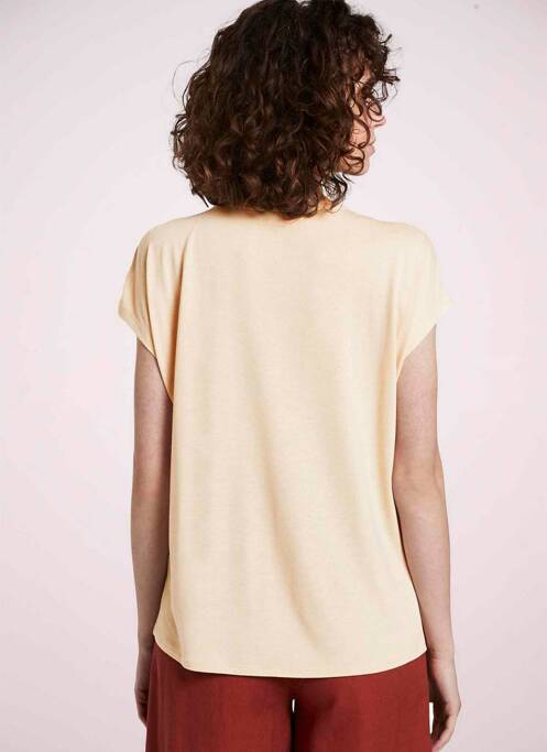 T-shirt beige TOM TAILOR pour femme