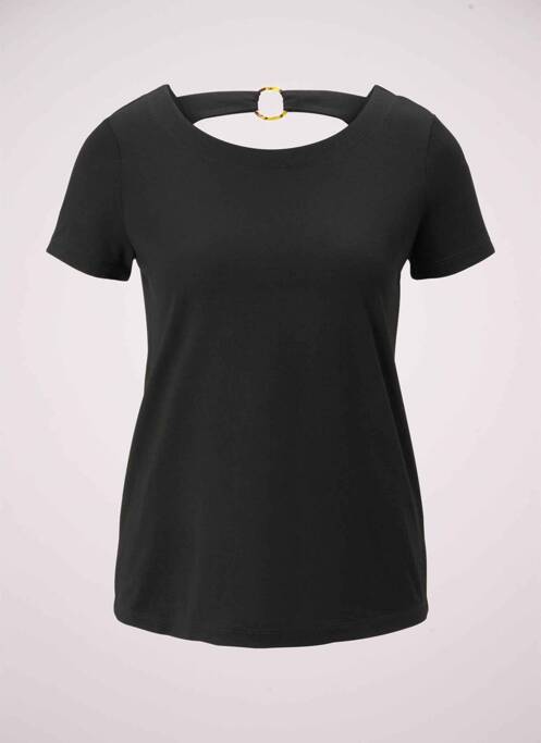 T-shirt noir TOM TAILOR pour femme