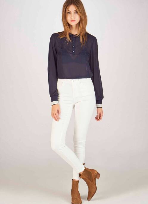 Jeans skinny blanc VERO MODA pour femme