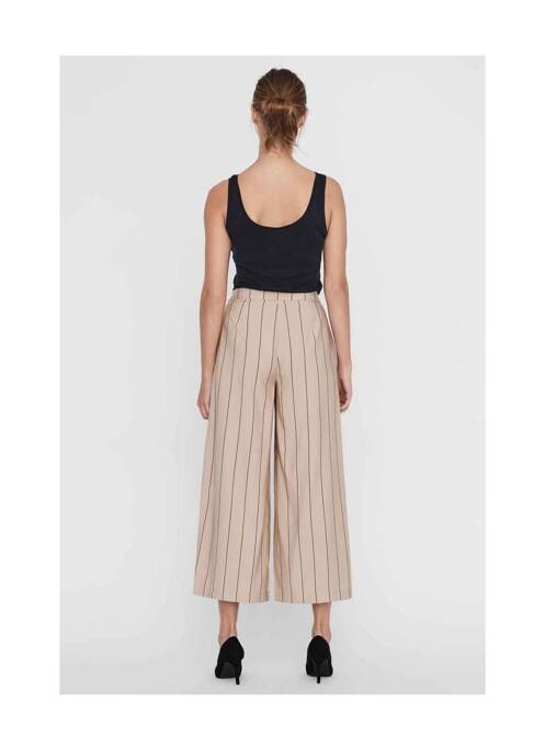 Pantalon 7/8 beige VERO MODA femme
