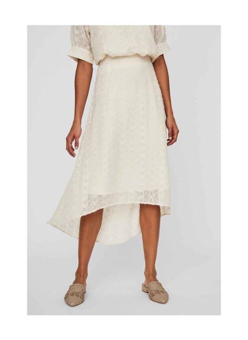 Jupe longue beige VERO MODA pour femme