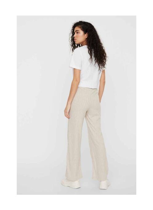 Pantalon droit beige VERO MODA femme