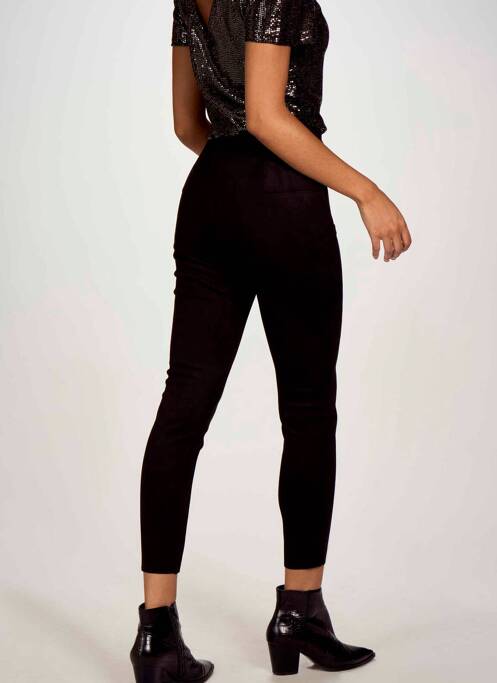 Pantalon slim noir VERO MODA pour femme