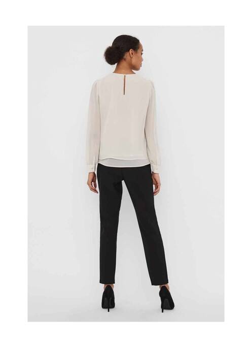 Blouse beige VERO MODA pour femme