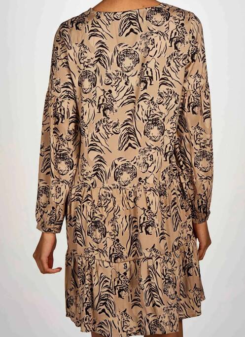 Robe courte beige VERO MODA pour femme