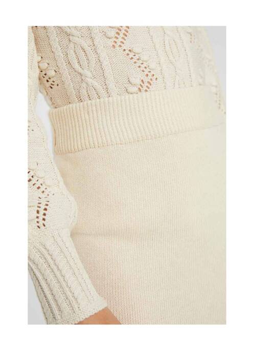 Jupe mi-longue beige VERO MODA femme