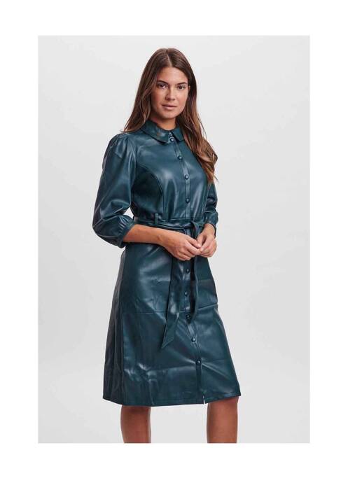 Robe mi-longue vert VERO MODA pour femme