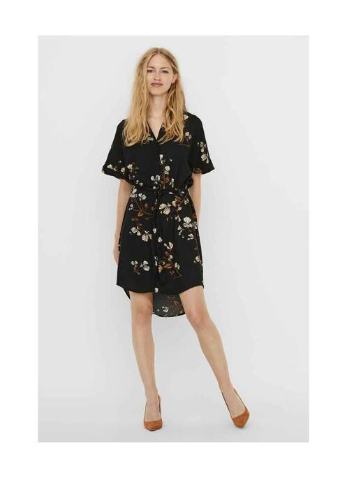 Robe mi-longue noir VERO MODA pour femme
