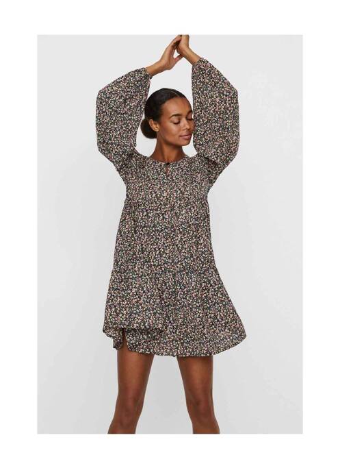 Robe courte noir VERO MODA pour femme