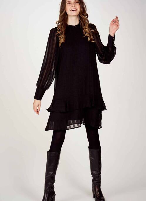 Robe mi-longue noir VERO MODA pour femme